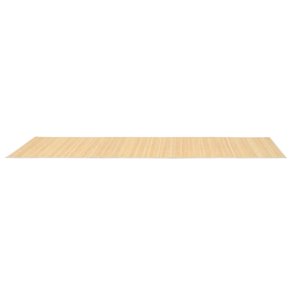 Teppich Bambus 80 x 300 cm Natur