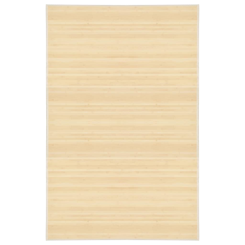 Teppich Bambus 100 x 160 cm Natur