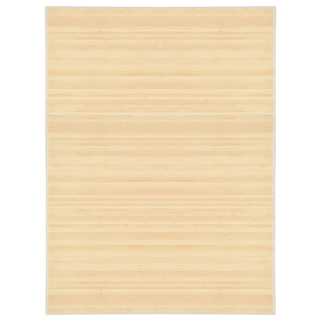 Teppich Bambus 150 x 200 cm Natur