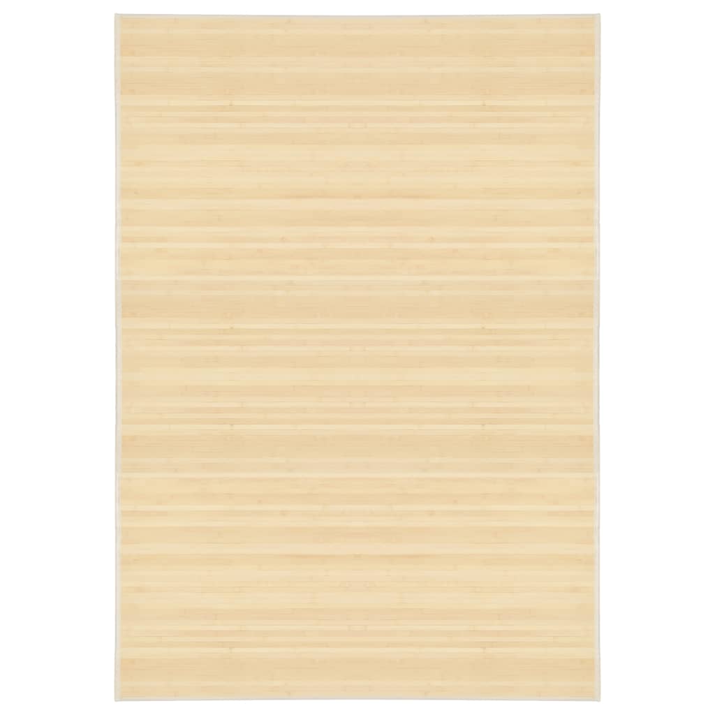 Teppich Bambus 160 x 230 cm Natur