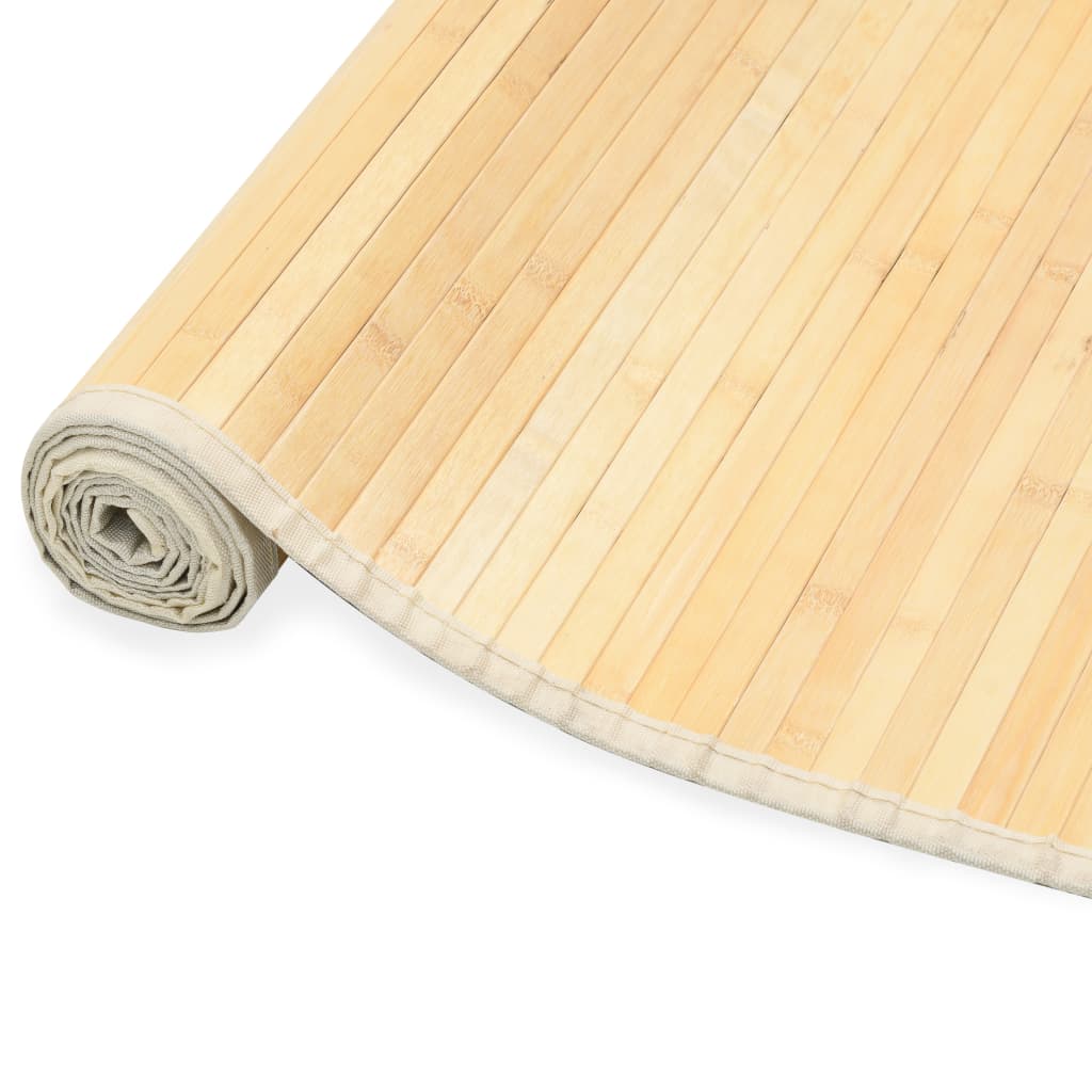 Teppich Bambus 160 x 230 cm Natur
