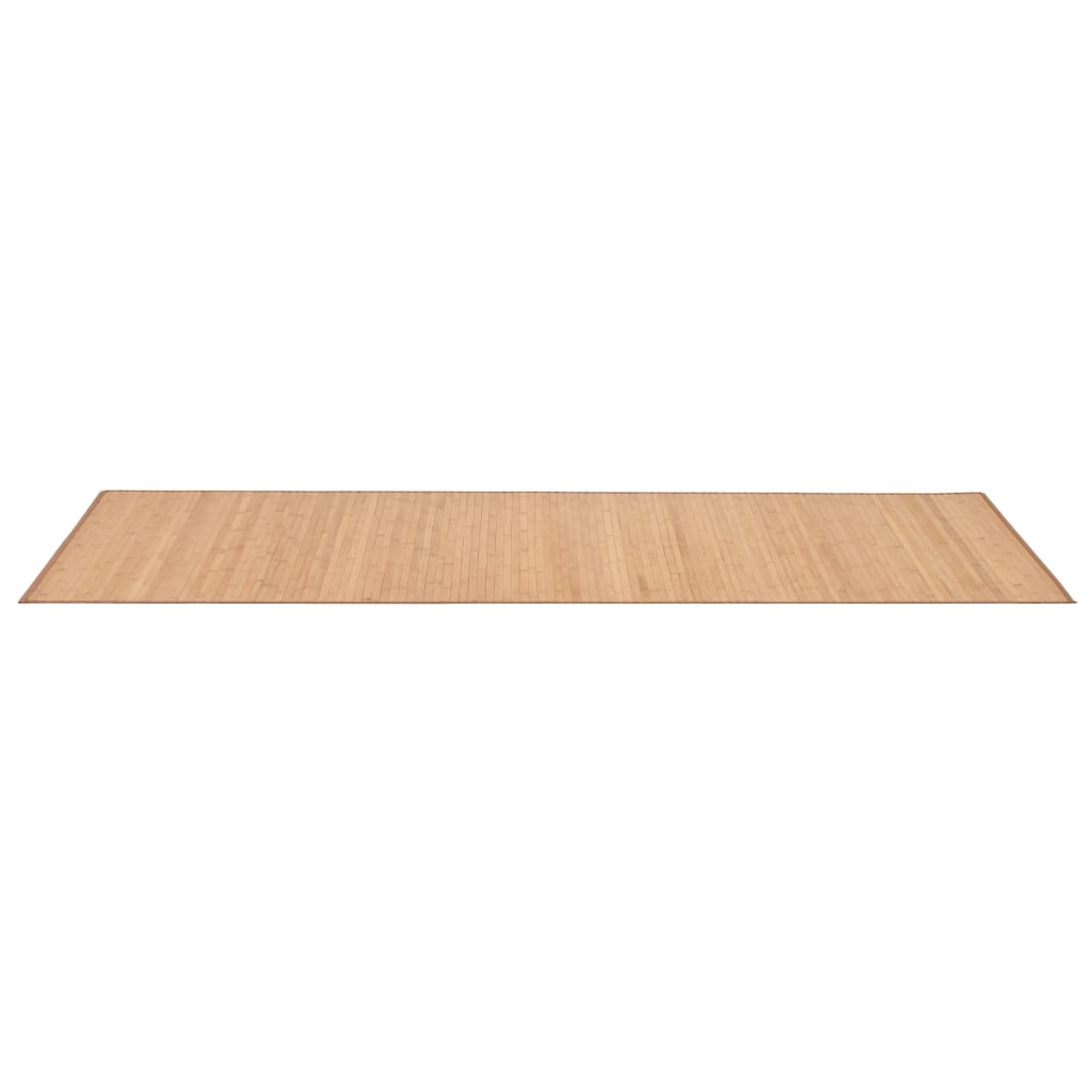 Teppich Bambus 80×200 cm Braun