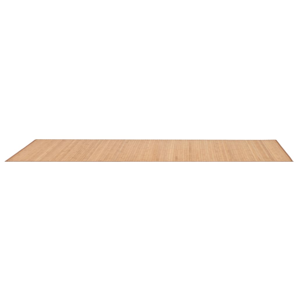 Teppich Bambus 80×300 cm Braun