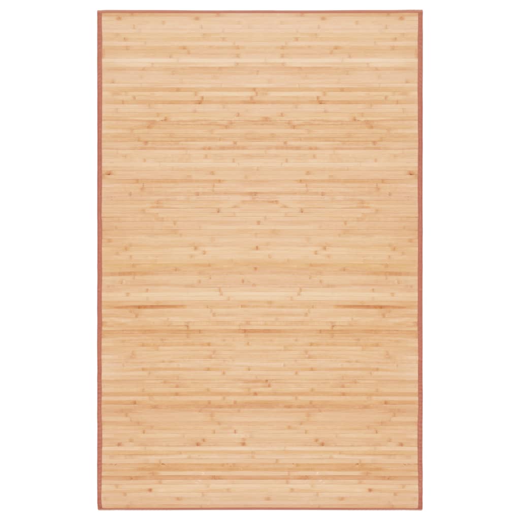 Teppich Bambus 100×160 cm Braun
