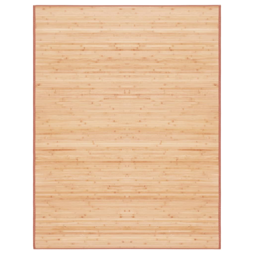 Teppich Bambus 150×200 cm Braun