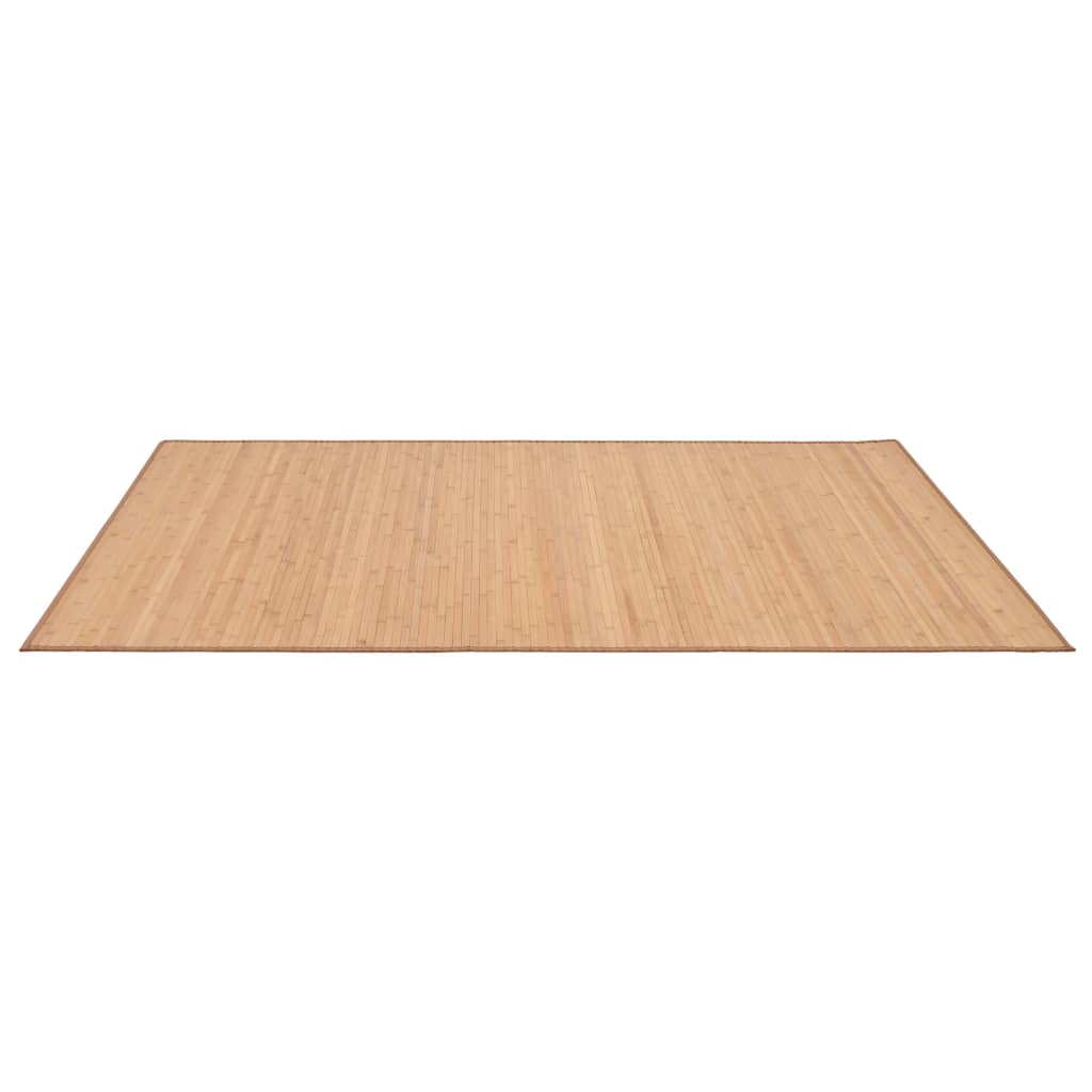 Teppich Bambus 160×230 cm Braun