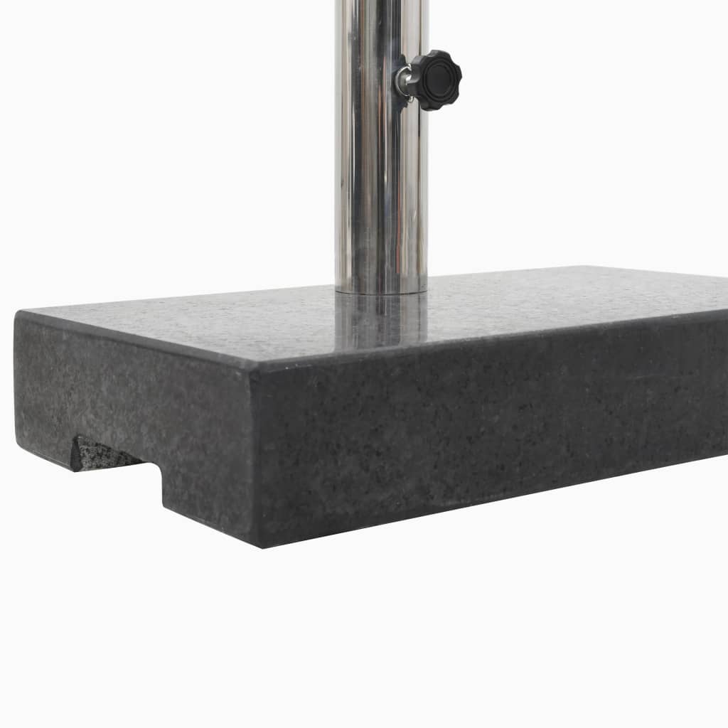 Sonnenschirmständer Granit 25 kg Rechteckig Schwarz