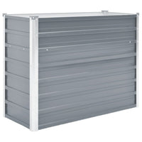 Thumbnail for Garten-Hochbeet Verzinkter Stahl 100x40x77 cm Grau