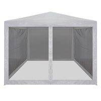 Thumbnail for Partyzelt mit 4 Mesh-Seitenwänden 3 x 3 m