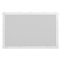 Thumbnail for Partyzelt-Seitenwände 2 Stück Mesh Weiß