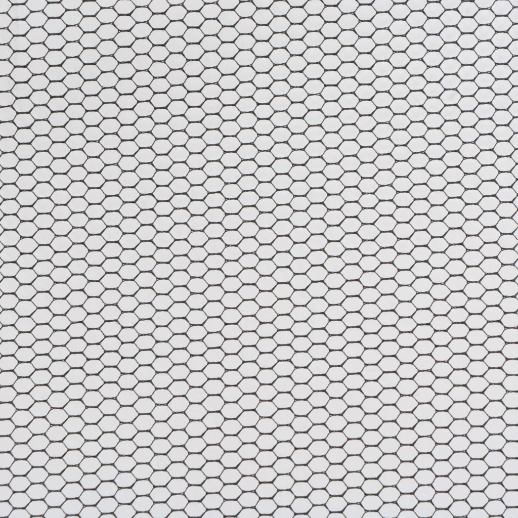 Partyzelt-Seitenwände 2 Stück Mesh Weiß