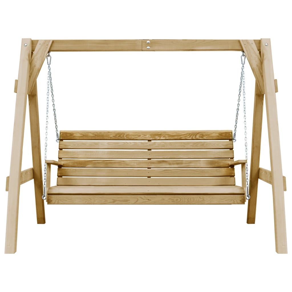 Garten-Schaukelbank Imprägniertes Kiefernholz 205×150×157 cm