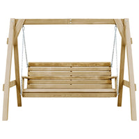 Thumbnail for Garten-Schaukelbank Imprägniertes Kiefernholz 205×150×157 cm