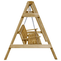 Thumbnail for Garten-Schaukelbank Imprägniertes Kiefernholz 205×150×157 cm