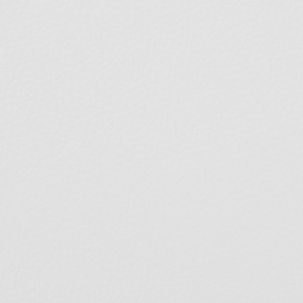 Esszimmerstühle 6 Stk. Kunstleder Weiß