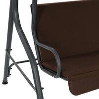 Thumbnail for Hollywoodschaukel Kaffeebraun 170×110×153 cm