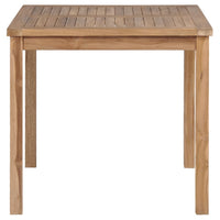 Thumbnail for Gartentisch 80x80x77 cm Massivholz Teak