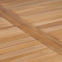 Thumbnail for Gartentisch 80x80x77 cm Massivholz Teak