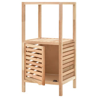 Thumbnail for Badezimmerschrank Nussbaumholz Massiv 39,5 x 35,5 x 86 cm