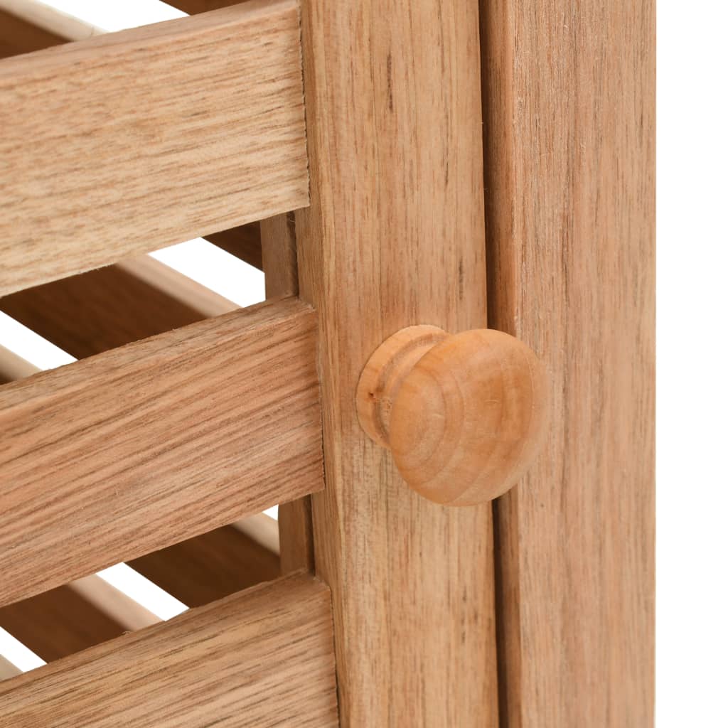 Badezimmerschrank Nussbaumholz Massiv 39,5 x 35,5 x 86 cm