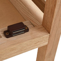 Thumbnail for Badezimmerschrank Nussbaumholz Massiv 39,5 x 35,5 x 86 cm