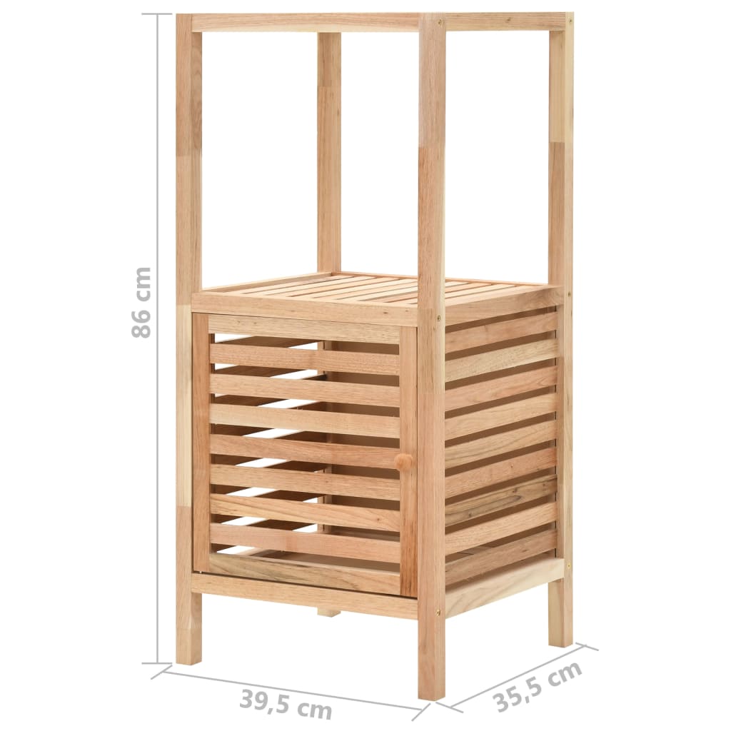 Badezimmerschrank Nussbaumholz Massiv 39,5 x 35,5 x 86 cm
