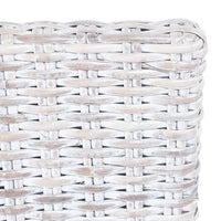 Thumbnail for Esszimmerstühle 4 Stk. Hellbraun Kubu Rattan und Mangoholz