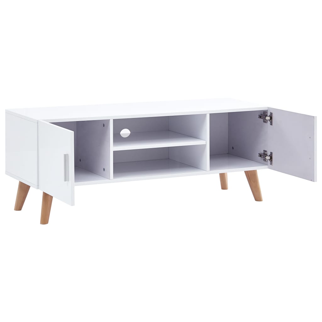 TV-Schrank Weiß 120×40×46 cm MDF