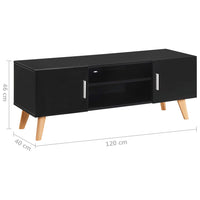 Thumbnail for TV-Schrank Schwarz 120×40×46 cm MDF