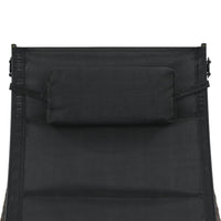 Thumbnail for Sonnenliege Poly Rattan und Textilene Braun