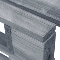 Thumbnail for Garten-Palettenhocker Holz Grau