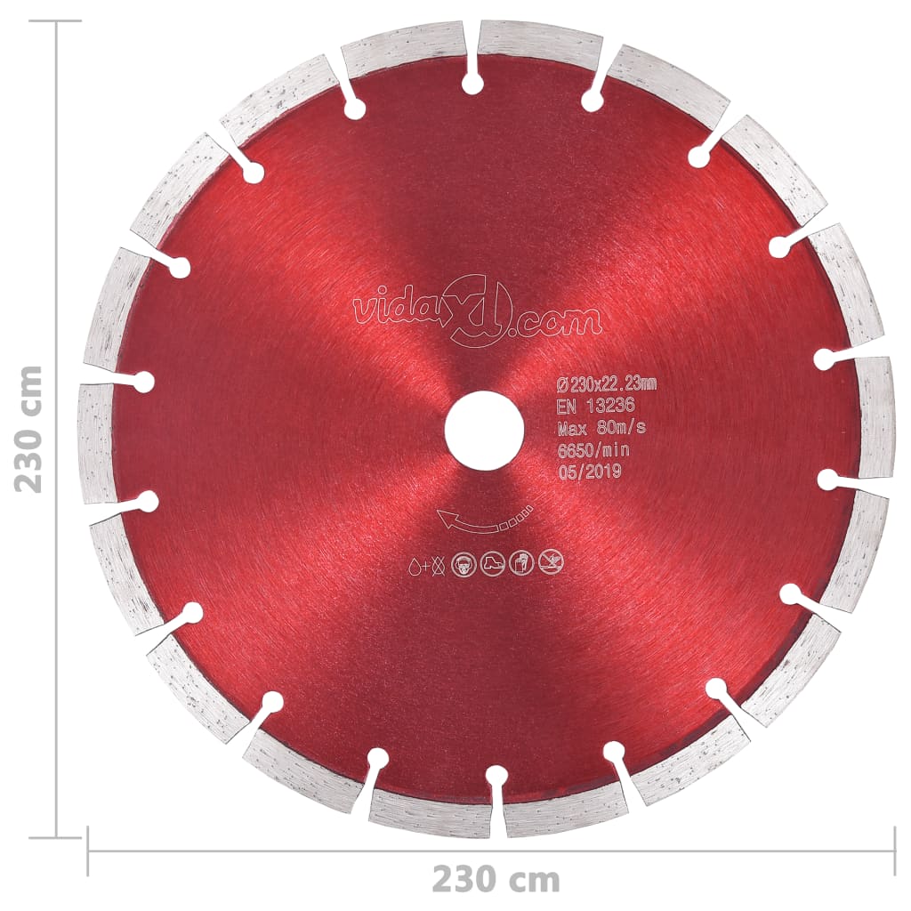 Diamant-Trennscheibe Stahl 230 mm