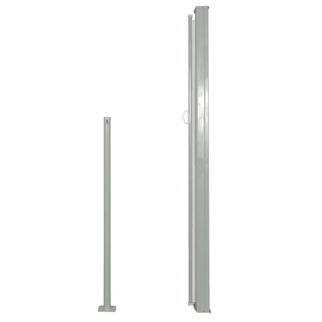 Ausziehbare Seitenmarkise 160x500 cm Creme