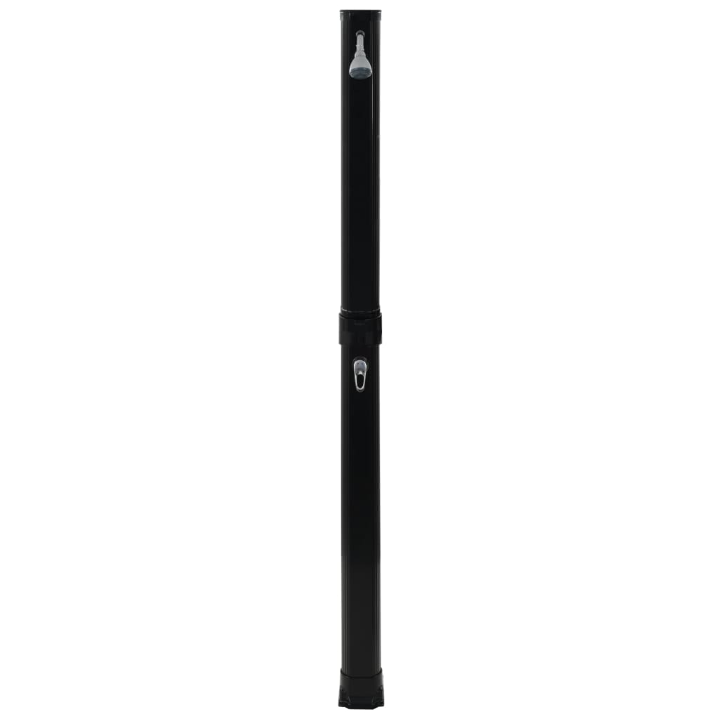 Faltbare Solardusche Schwarz 23 L 214 cm