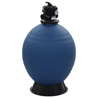 Thumbnail for Pool-Sandfilter mit 6-Wege-Ventil Filterkessel Blau 660 mm
