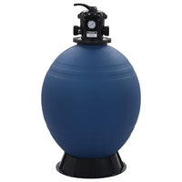 Thumbnail for Pool-Sandfilter mit 6-Wege-Ventil Filterkessel Blau 660 mm