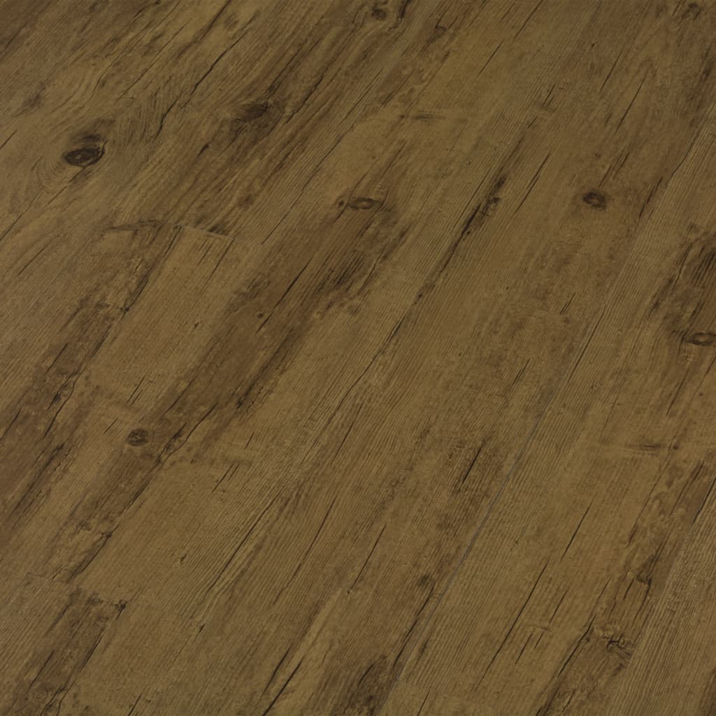 PVC Laminat Dielen Selbstklebend 4,46 m² 3 mm Naturbraun