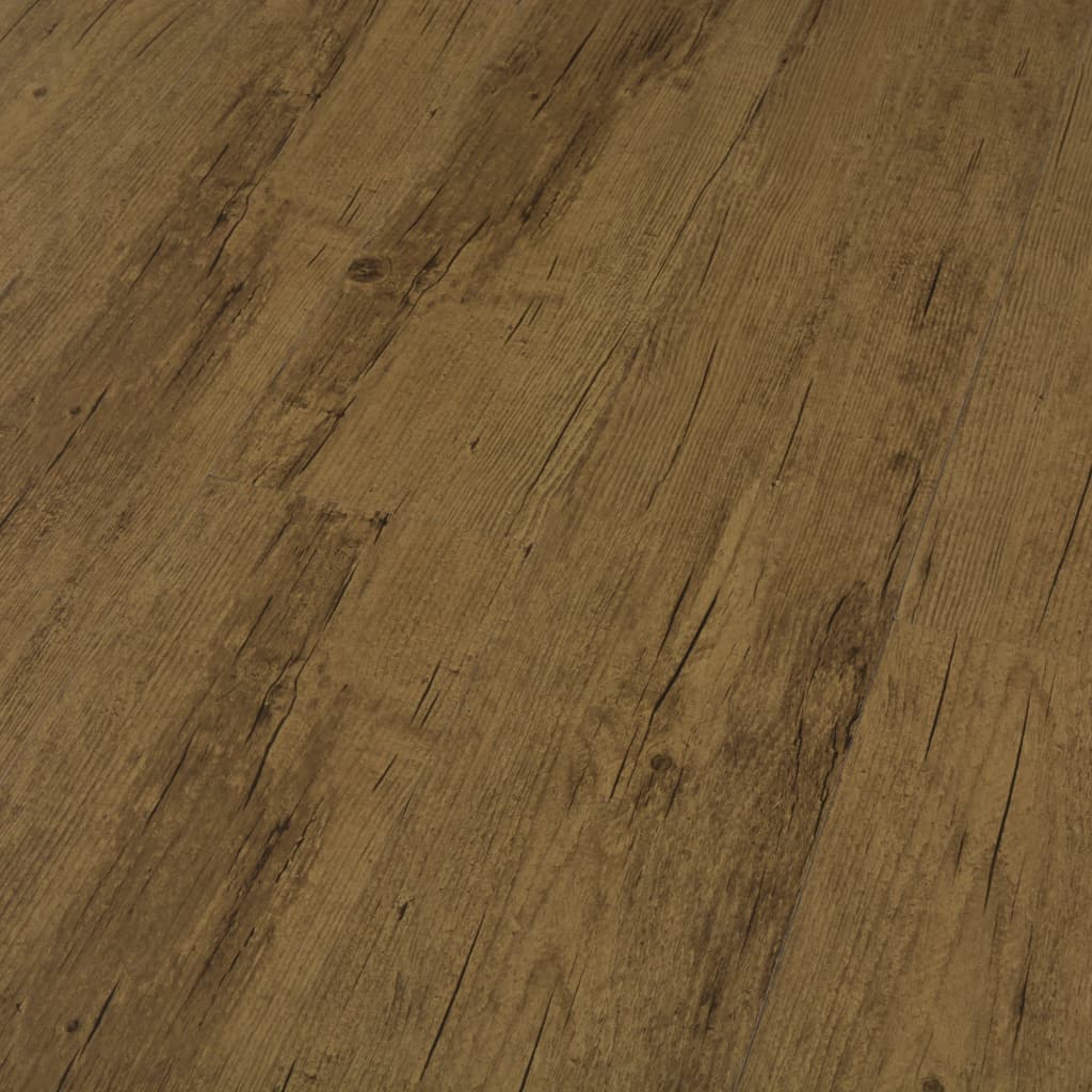 PVC Laminat Dielen Selbstklebend 4,46 m² 3 mm Naturbraun