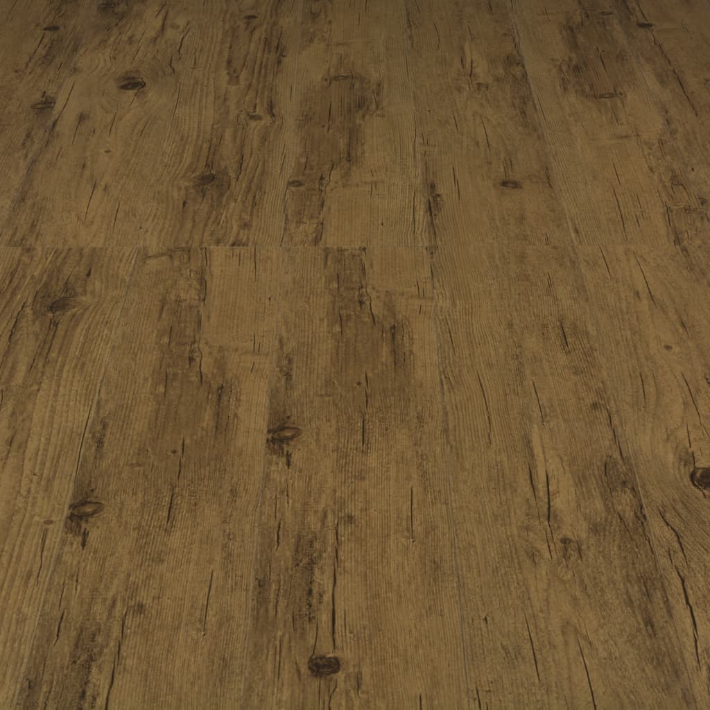 PVC Laminat Dielen Selbstklebend 4,46 m² 3 mm Naturbraun