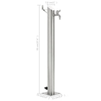 Thumbnail for Garten-Wassersäule Edelstahl Rund 95 cm