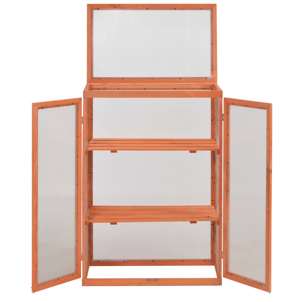 Gewächshaus Holz 75x47x109 cm