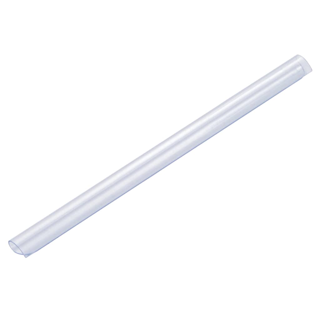 100 Stk. Clips für Sichtschutzstreifen PVC Transparent