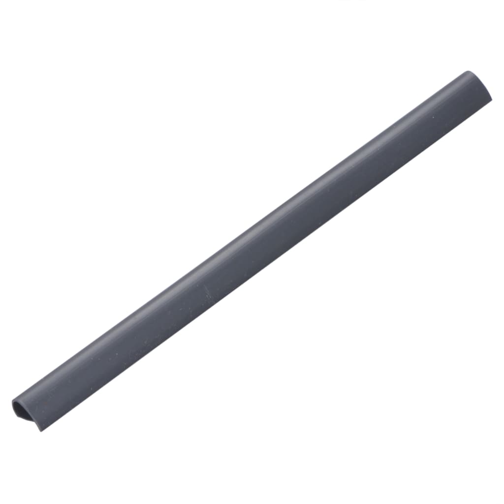 100 Stk. Clips für Sichtschutzstreifen PVC Anthrazit