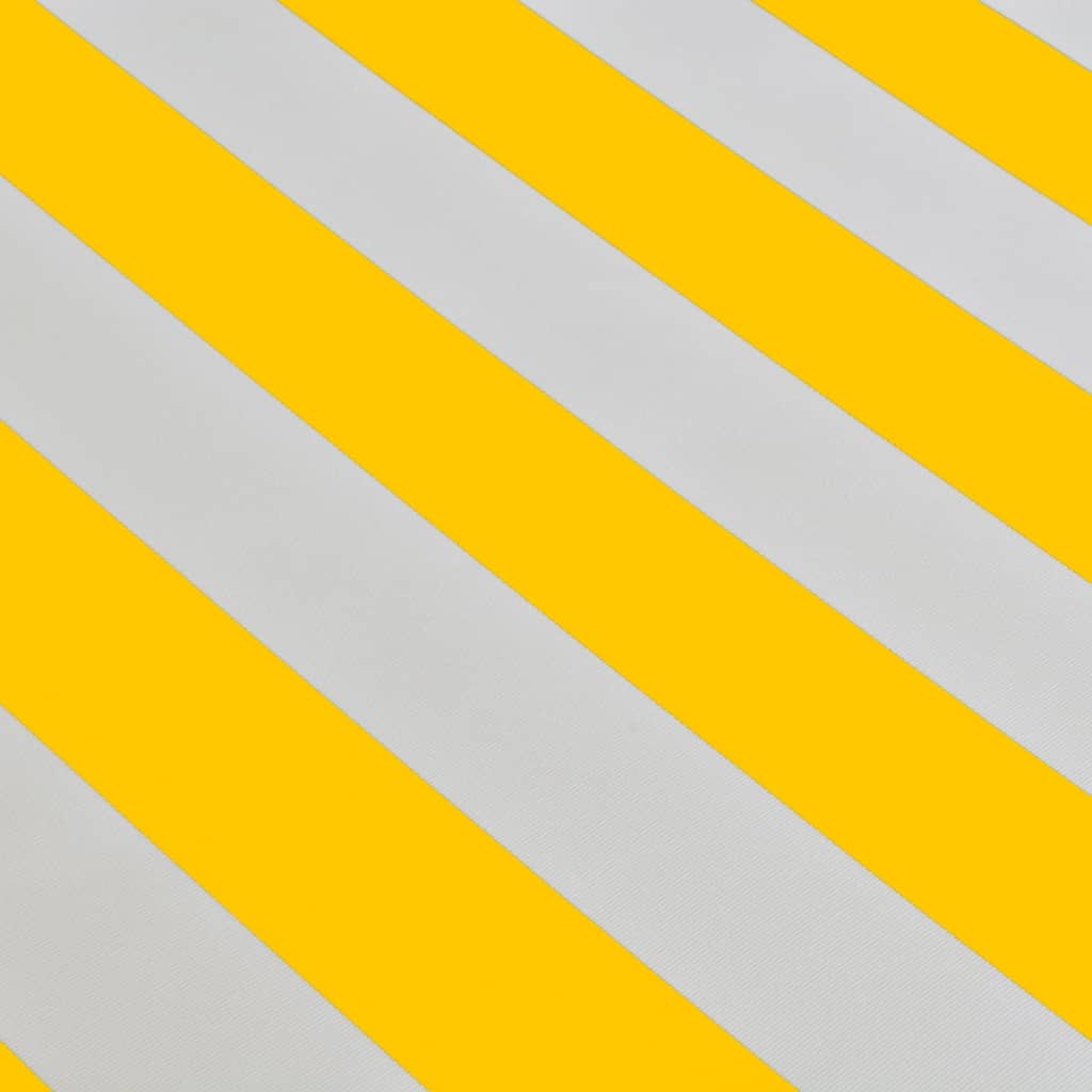 Gelenkarmmarkise 400 cm Gelb/Weiß