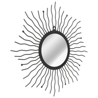 Thumbnail for Garten-Wandspiegel Sonnenform 60 cm Schwarz