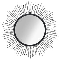 Thumbnail for Garten-Wandspiegel Sonnenform 80 cm Schwarz