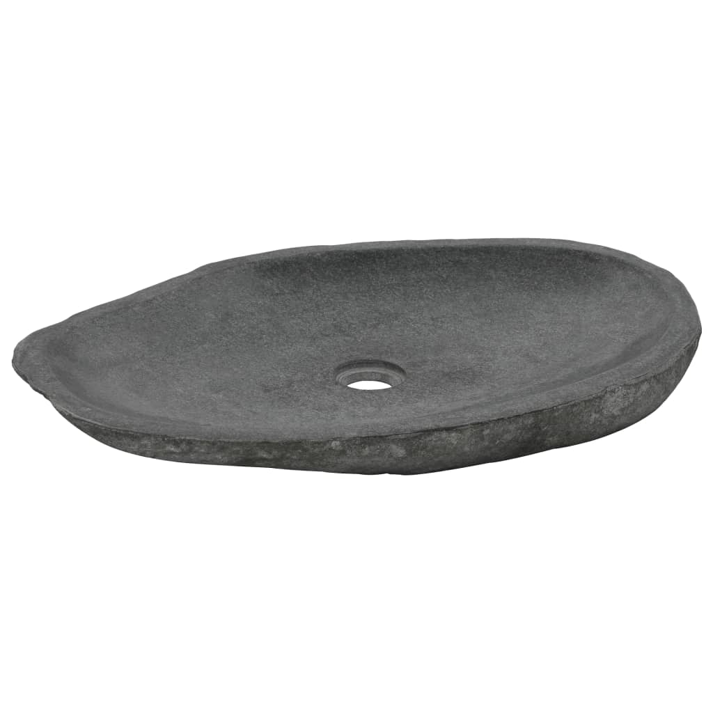 Waschbecken Flussstein Oval 60-70 cm