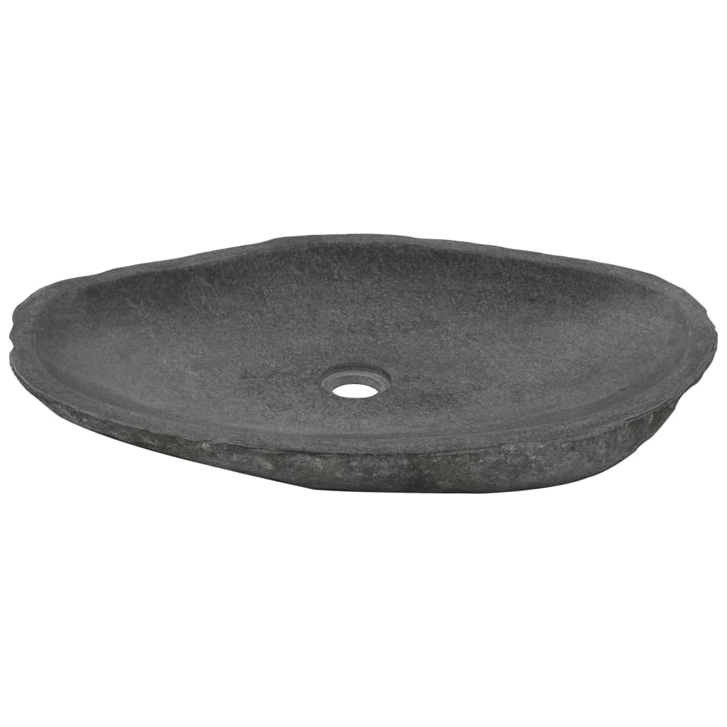 Waschbecken Flussstein Oval 60-70 cm