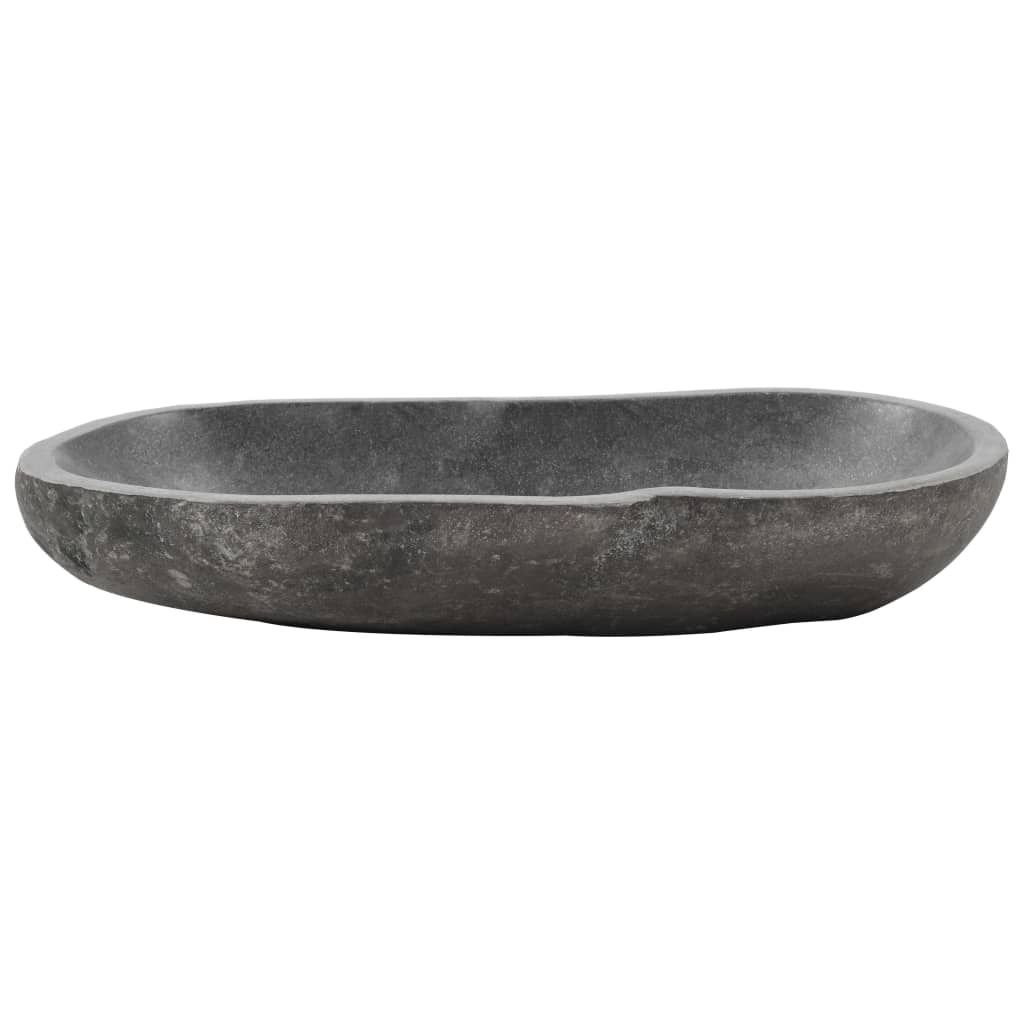 Waschbecken Flussstein Oval 60-70 cm