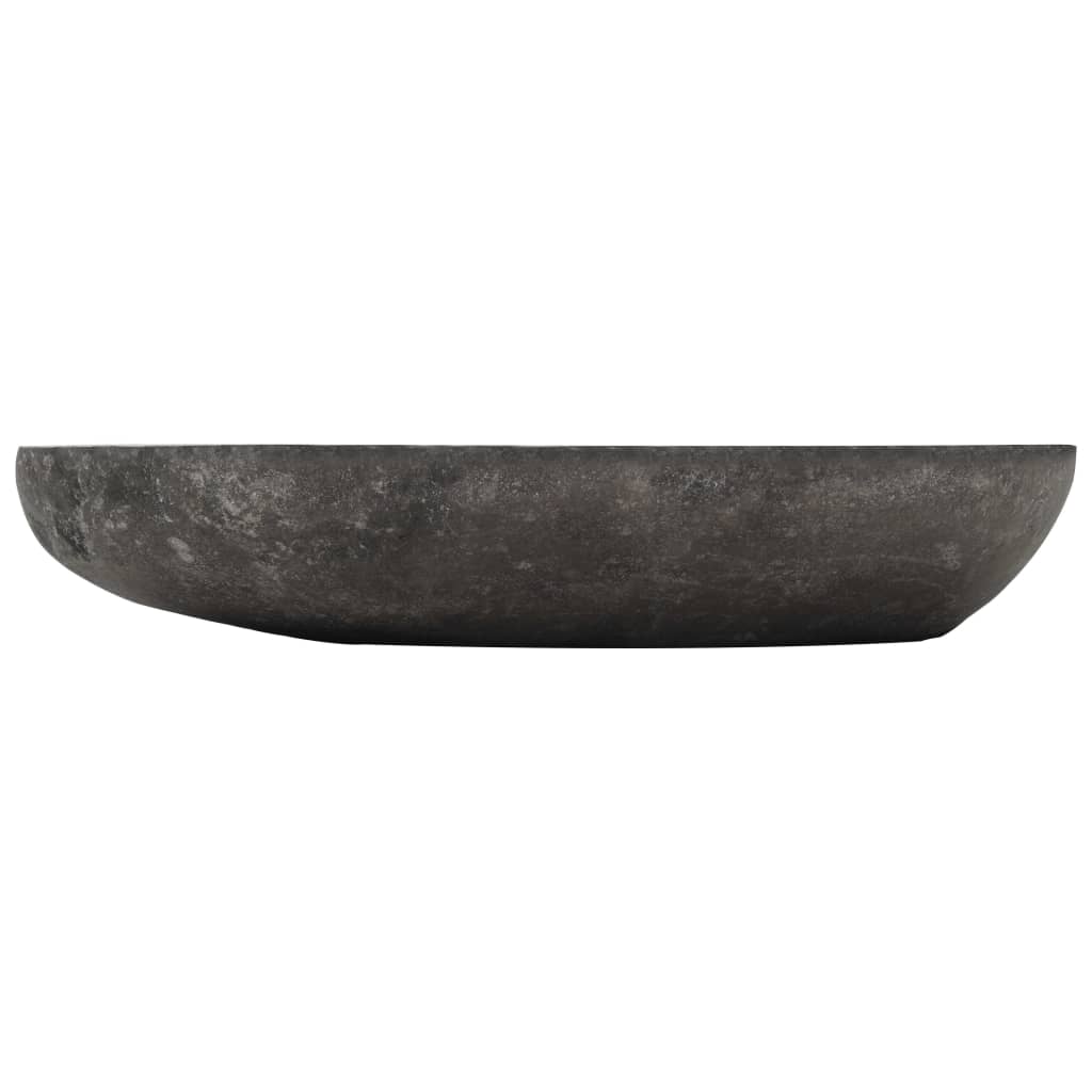 Waschbecken Flussstein Oval 60-70 cm